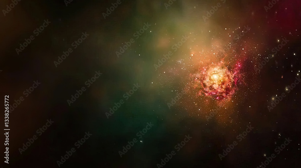 Naklejka premium Cosmic Nebula