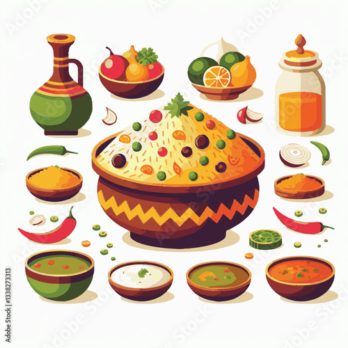 chicken, dinner, spicy, indian, cuisine, dish, asian, basmati, rice, meat, food, lunch, background, biryani, cooked, delicious, healthy, meal, india, restaurant, arabic, cooking, homemade, isolated, t