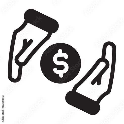 Funds glyph icon