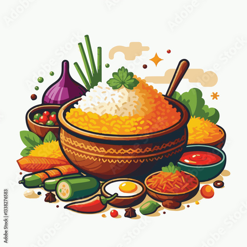 chicken, dinner, spicy, indian, cuisine, dish, asian, basmati, rice, meat, food, lunch, background, biryani, cooked, delicious, healthy, meal, india, restaurant, arabic, cooking, homemade, isolated, t