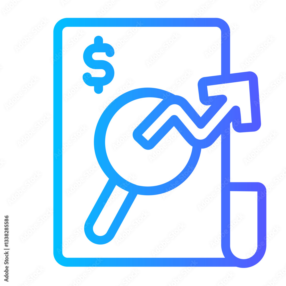 finances gradient icon finances gradient icon