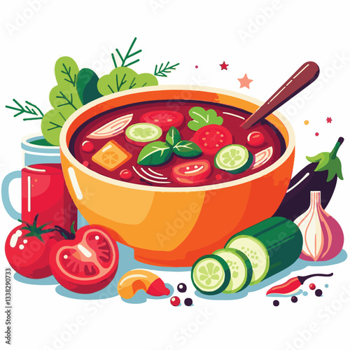soup, food, borscht, bowl, ukrainian, dish, lunch, dinner, vegetable, beet, cream, cuisine, borsch, beetroot, red, meat, traditional, healthy, meal, homemade, hot, gourmet, plate, garlic, tasty, cooki