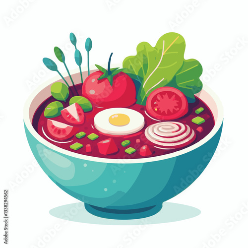 soup, food, borscht, bowl, ukrainian, dish, lunch, dinner, vegetable, beet, cream, cuisine, borsch, beetroot, red, meat, traditional, healthy, meal, homemade, hot, gourmet, plate, garlic, tasty, cooki