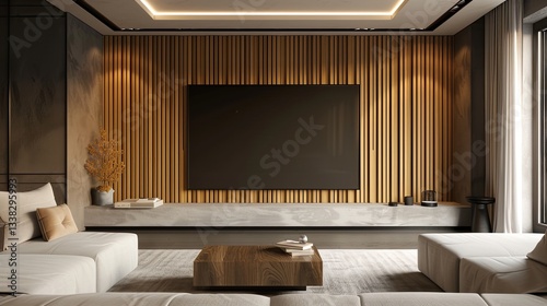 Simple TV lounge interior design