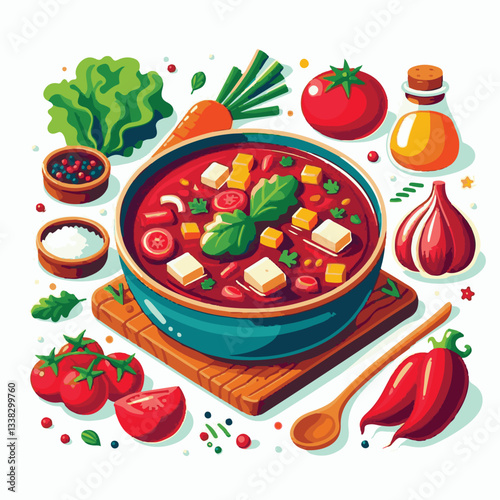 soup, food, borscht, bowl, ukrainian, dish, lunch, dinner, vegetable, beet, cream, cuisine, borsch, beetroot, red, meat, traditional, healthy, meal, homemade, hot, gourmet, plate, garlic, tasty, cooki