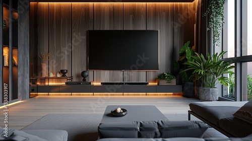 Modern TV Lounge interior 