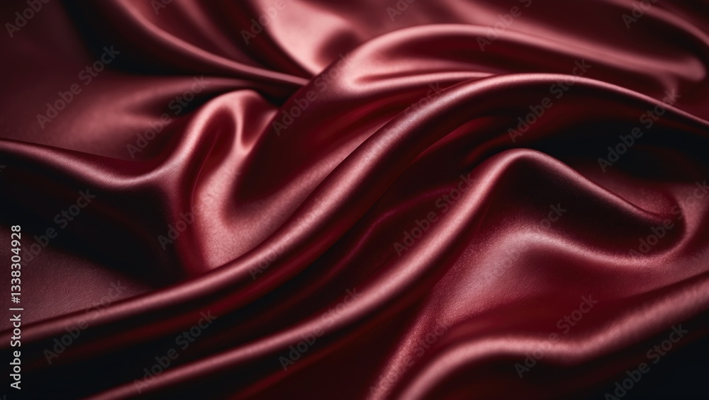 Obraz premium Red fabric textile texture backdrop