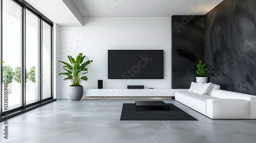Modern TV Lounge interior 