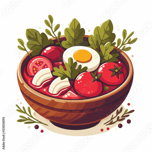 soup, food, borscht, bowl, ukrainian, dish, lunch, dinner, vegetable, beet, cream, cuisine, borsch, beetroot, red, meat, traditional, healthy, meal, homemade, hot, gourmet, plate, garlic, tasty, cooki