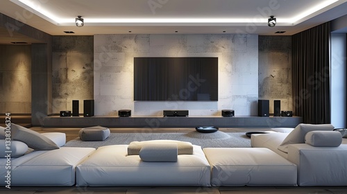 Modern TV Lounge interior 