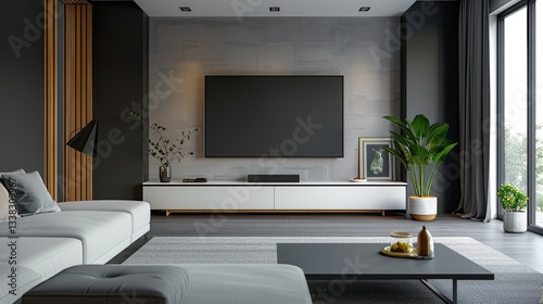 Modern TV Lounge interior 