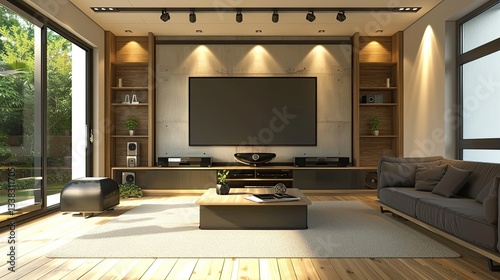 Modern TV Lounge interior 