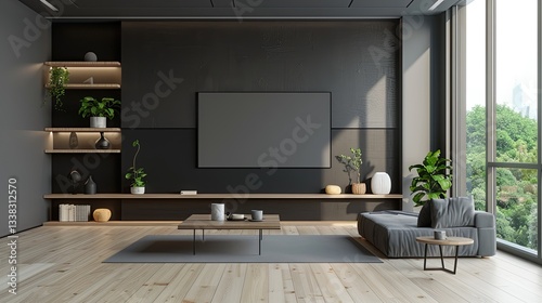 Modern TV Lounge interior 