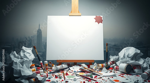 white paper on a wooden table