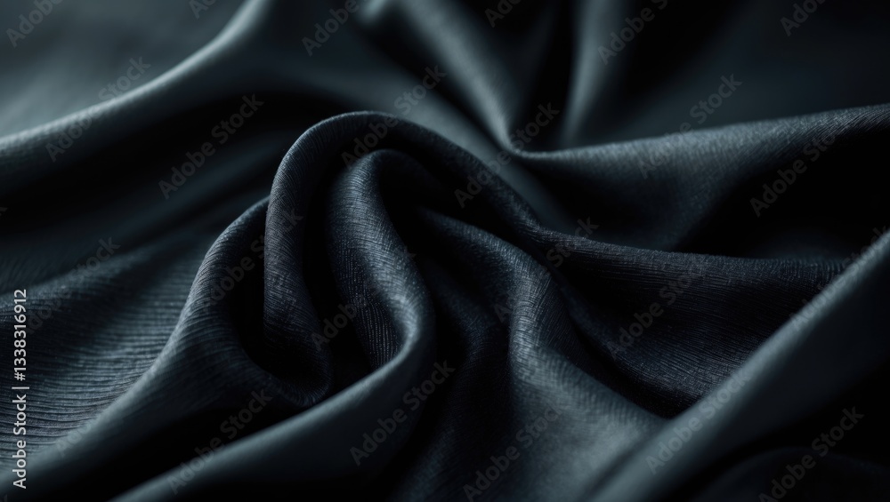 Obraz premium black fabric texture background cloth