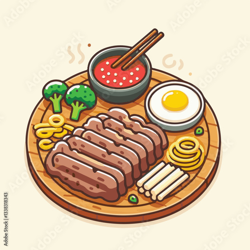 cuisine, meal, dish, meat, bulgogi, delicious, dinner, restaurant, beef, cooking, lunch, traditional, food, healthy, gourmet, asian, background, menu, spicy, plate, bbq, korean, korean food, barbecue,