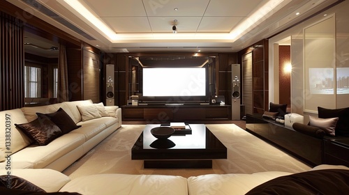 Modern TV lounge interior design