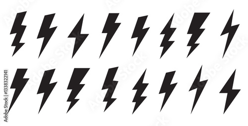 bolt, thunder, icon, light, vector, electric, logo, flash, thunderbolt, symbol, energy, shape, power, storm, element, cartoon, shock, silhouette, arrow, sign, voltage, fast, flat, charge, design, warn