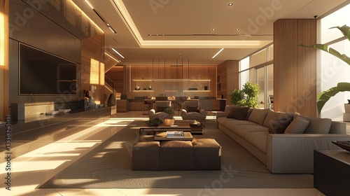 Modern TV lounge interior design