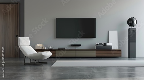 Modern TV lounge interior design