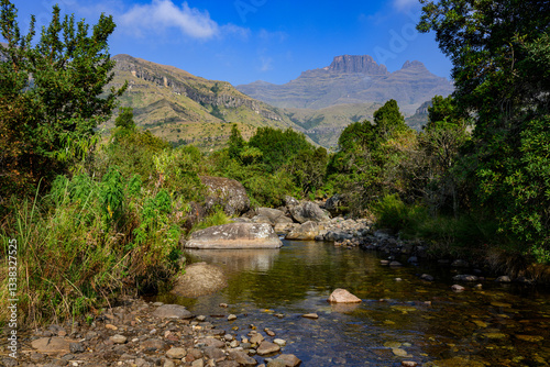 The sterkspruit river in the Southern Drakensberg South Africa