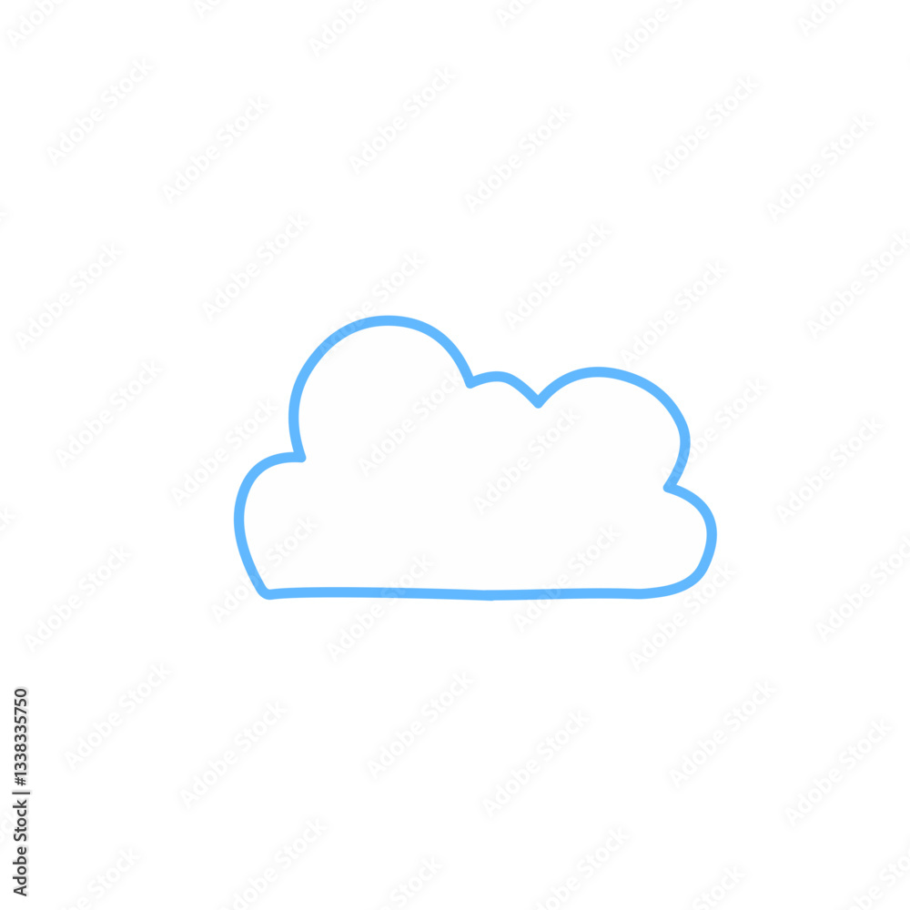 cloud vector element cloud vector element