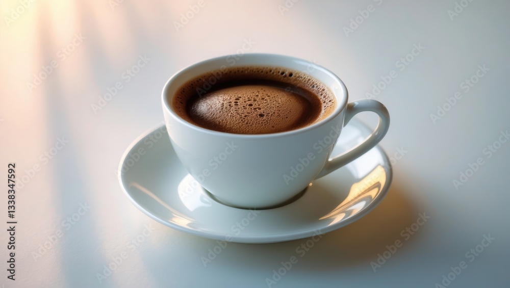 Hot Americano black coffee. Close-up of an isolated coffee cup with a clipping path. Hot Americano black coffee. Close-up of an isolated coffee cup with a clipping path.