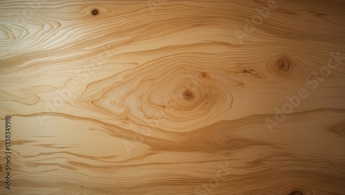 Plywood or wood texture backdrop, overhead view of a light wooden table. Timber wood surface showcasing natural color and pattern.