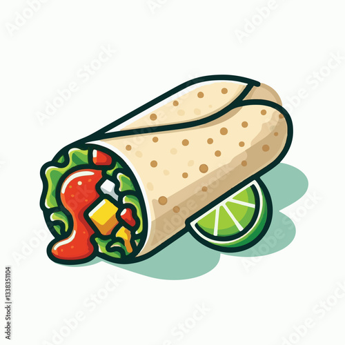 food, meal, restaurant, burrito, meat, delicious, fast, menu, dinner, lunch, snack, background, mexican, beef, dish, isolated, salad, vegetable, chicken, grilled, plate, bread, wrap, collection, taco,
