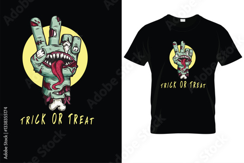 Happy Halloween Trick or Treat T-Shirt – Spooky Fun Holiday Tee