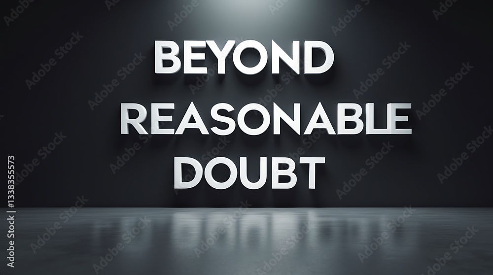 Statement about the concept of guilt and proof in a legal context Statement about the concept of guilt and proof in a legal context