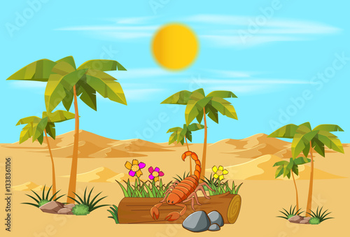 Scorpion Concept Illustration Stylish and Beautiful