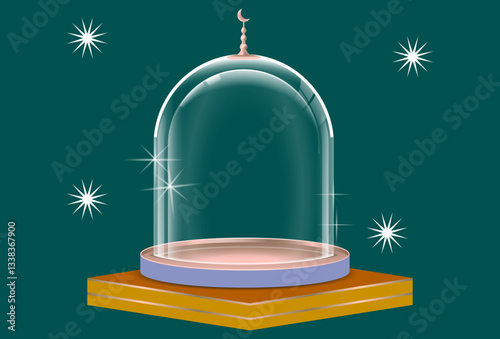 Dome Concept Illustration Stylish and Beautiful