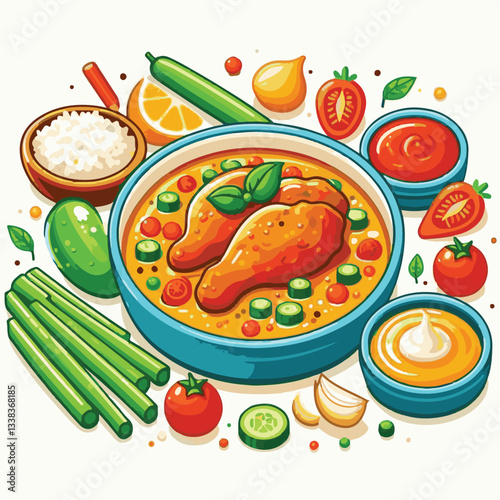 food, dinner, indian, chicken, traditional, dish, cuisine, delicious, meal, butter chicken, spicy, curry, restaurant, lunch, meat, rice, asian, tikka, masala, bowl, plate, recipe, background, vegetabl