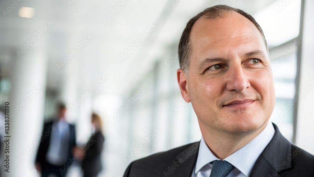 Corporate Executive Portrait: Neutral Tones and Sharp Details for a Refined Look Corporate Executive Portrait: Neutral Tones and Sharp Details for a Refined Look