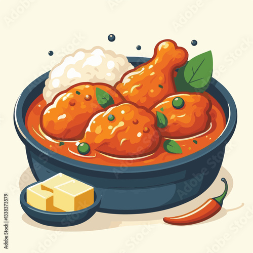 food, dinner, indian, chicken, traditional, dish, cuisine, delicious, meal, butter chicken, spicy, curry, restaurant, lunch, meat, rice, asian, tikka, masala, bowl, plate, recipe, background, vegetabl