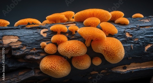 Auriporia aurulenta is an uncommon lignicolous saprotroph that mainly grows in mature coniferous forests. photo
