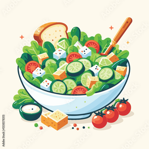healthy, lunch, food, cheese, meal, lettuce, fresh, salad, green, gourmet, bread, parmesan, delicious, sauce, vegetable, dinner, caesar, bowl, chicken, appetizer, cuisine, dish, crouton, grilled, plat
