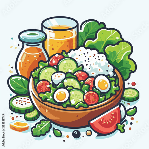 healthy, lunch, food, cheese, meal, lettuce, fresh, salad, green, gourmet, bread, parmesan, delicious, sauce, vegetable, dinner, caesar, bowl, chicken, appetizer, cuisine, dish, crouton, grilled, plat