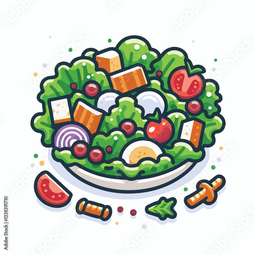 healthy, lunch, food, cheese, meal, lettuce, fresh, salad, green, gourmet, bread, parmesan, delicious, sauce, vegetable, dinner, caesar, bowl, chicken, appetizer, cuisine, dish, crouton, grilled, plat