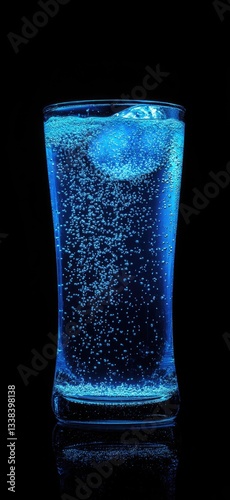 A glass of sparkling wine