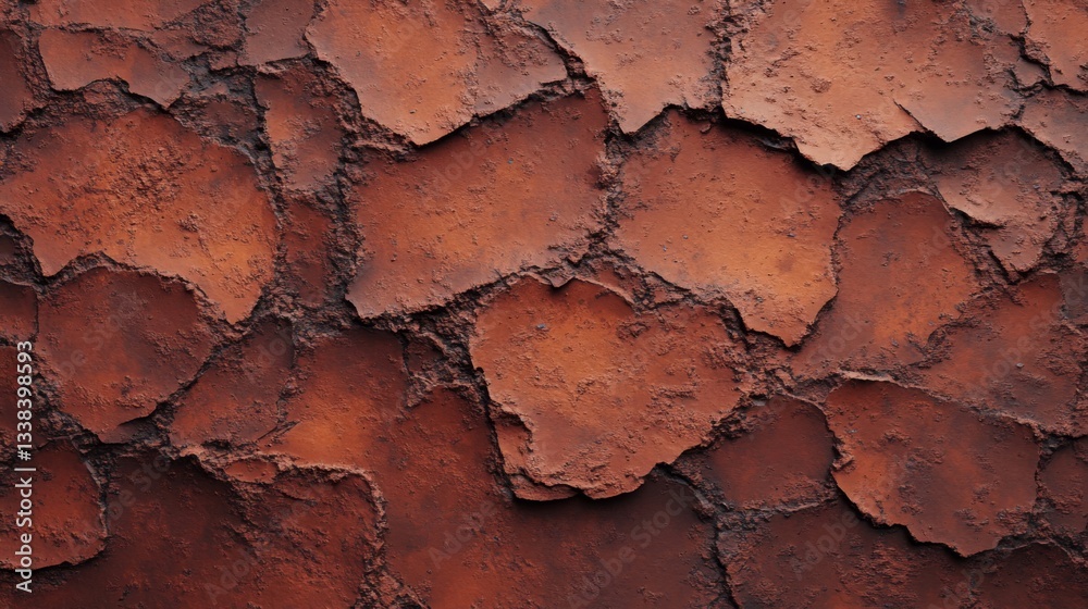 Abstract Textured Rusted Metallic Brown Surface Abstract Textured Rusted Metallic Brown Surface