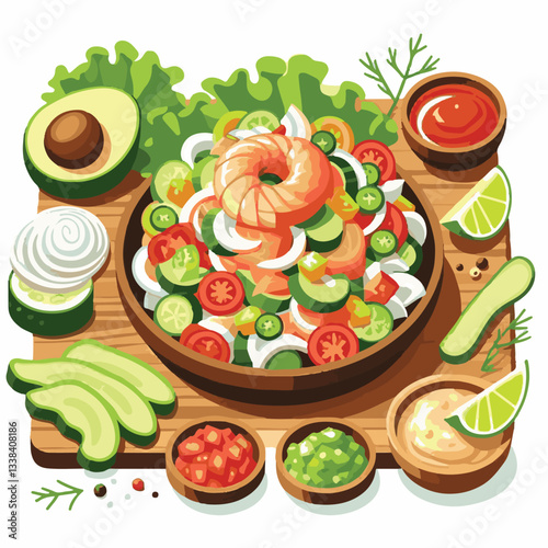 ceviche, food, seafood, gourmet, lime, fresh, meal, fish, appetizer, delicious, cuisine, citrus, peru, peruvian, restaurant, raw, cebiche, marinated, cilantro, onion, seviche, lunch, background, salad