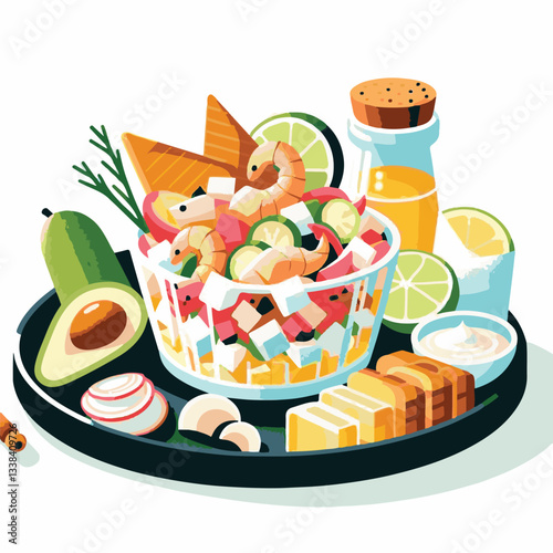 ceviche, food, seafood, gourmet, lime, fresh, meal, fish, appetizer, delicious, cuisine, citrus, peru, peruvian, restaurant, raw, cebiche, marinated, cilantro, onion, seviche, lunch, background, salad