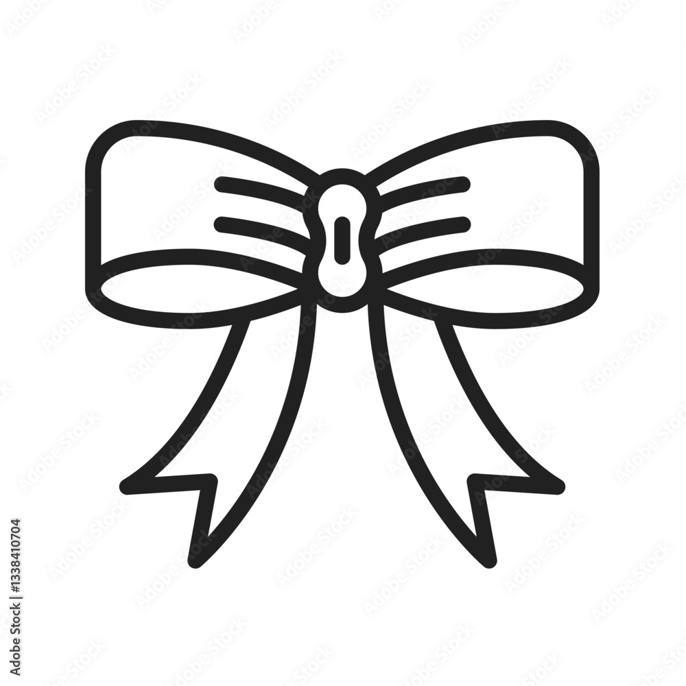 Bow icon vector image. Suitable for mobile apps, web apps and print media. Bow icon vector image. Suitable for mobile apps, web apps and print media.