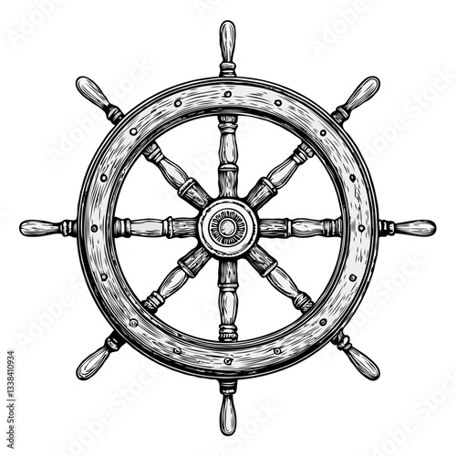 ship steering wheel