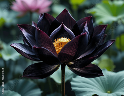 colourful lotus flowers background generating  Ai images