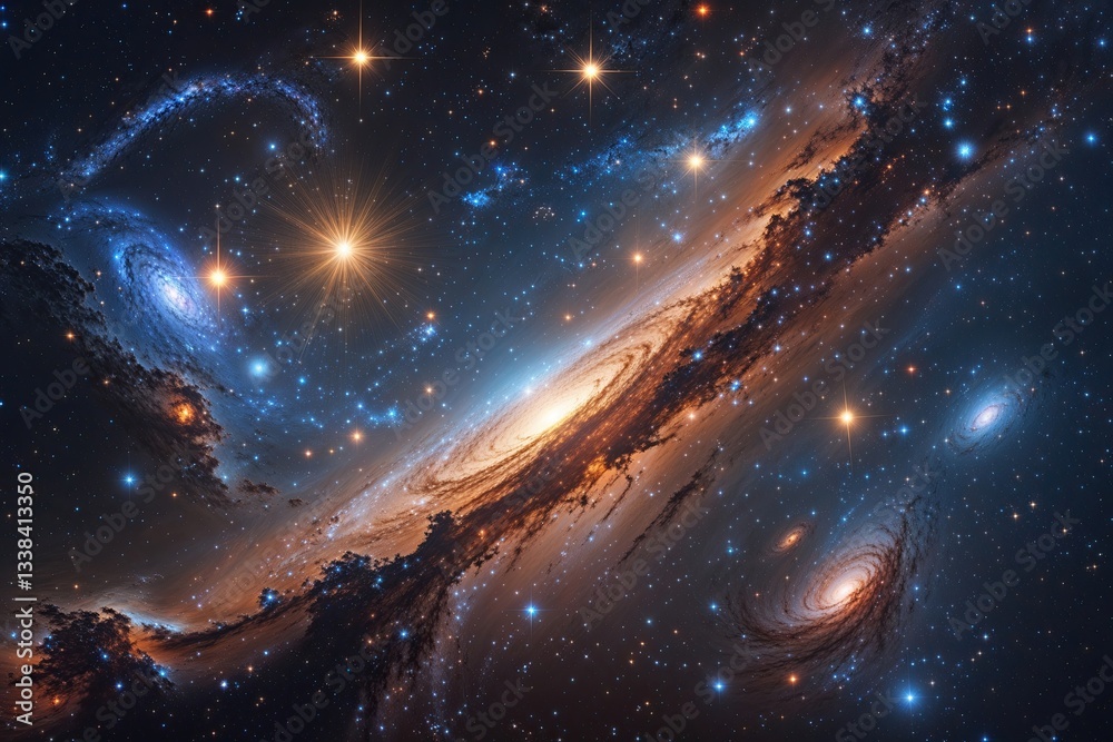 Enchanting Expedition Across the Universe Stars and Galaxies in the Expansive Cosmos