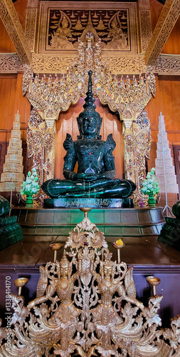 Obraz na płótnie Buddha statue w salonie