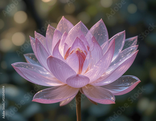 colourful lotus flowers background generating  Ai images
